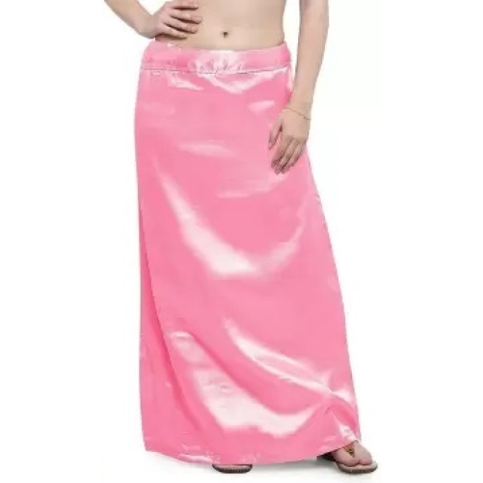 Women's Satin Petticoat Saree Underskirt Sari Underwear Free Size  Adjustable
